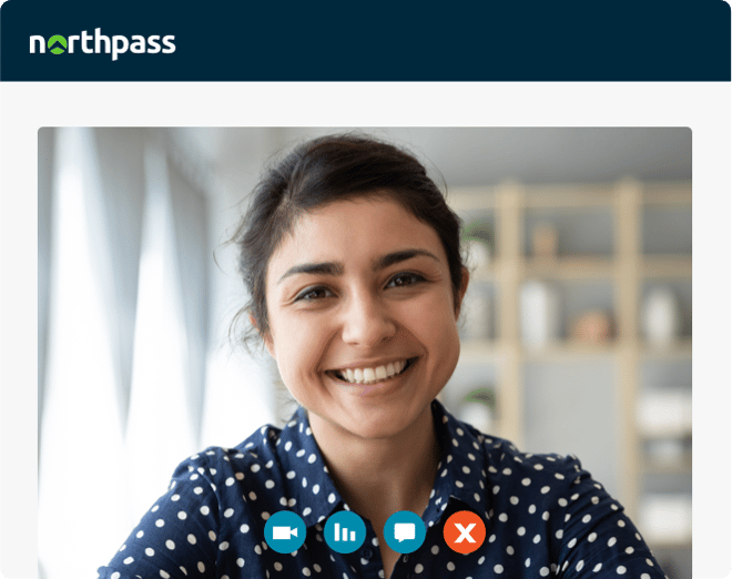 Video chat screen