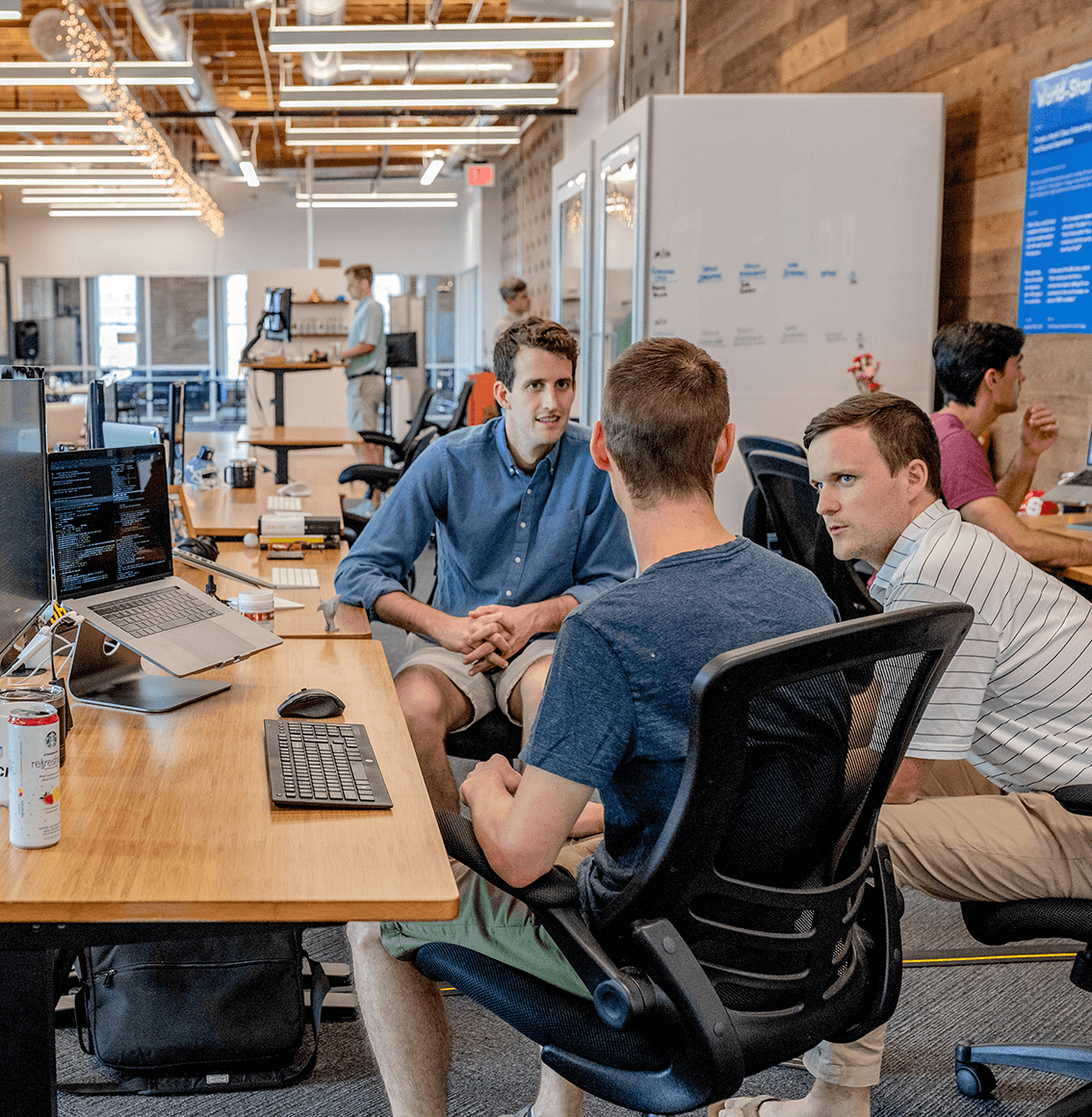 Teammates Collaborating at work