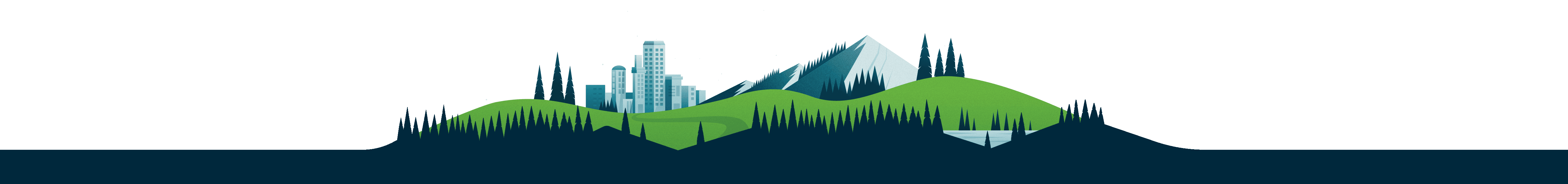 Northpass Mountain Illustration
