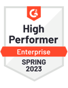 G2 2023 Enterprise High Performer