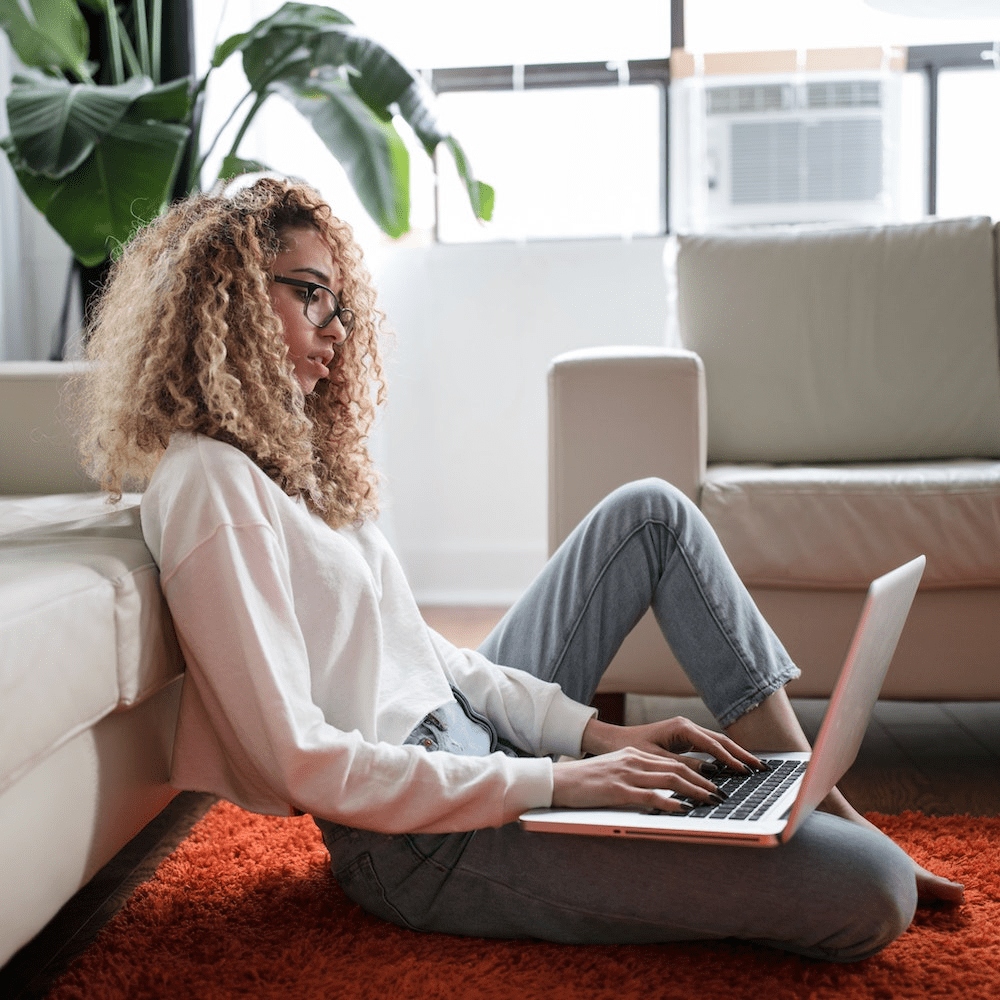 Woman on laptop