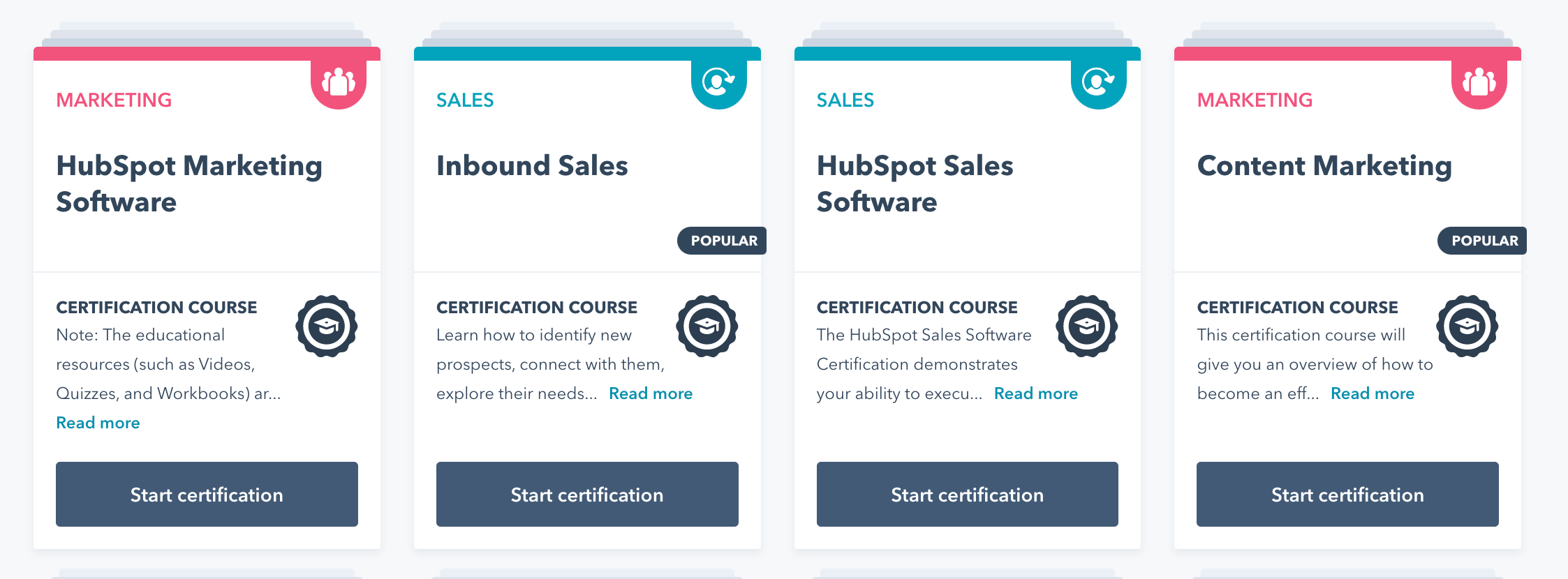 HubSpot Certification Courses